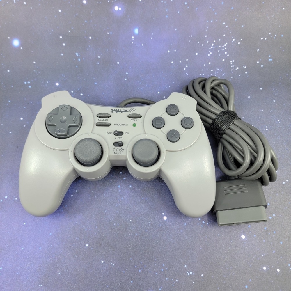 InterAct Barracuda 2‎ SV-1133 Wired Controller for PlayStation PS1 PS2 Grey